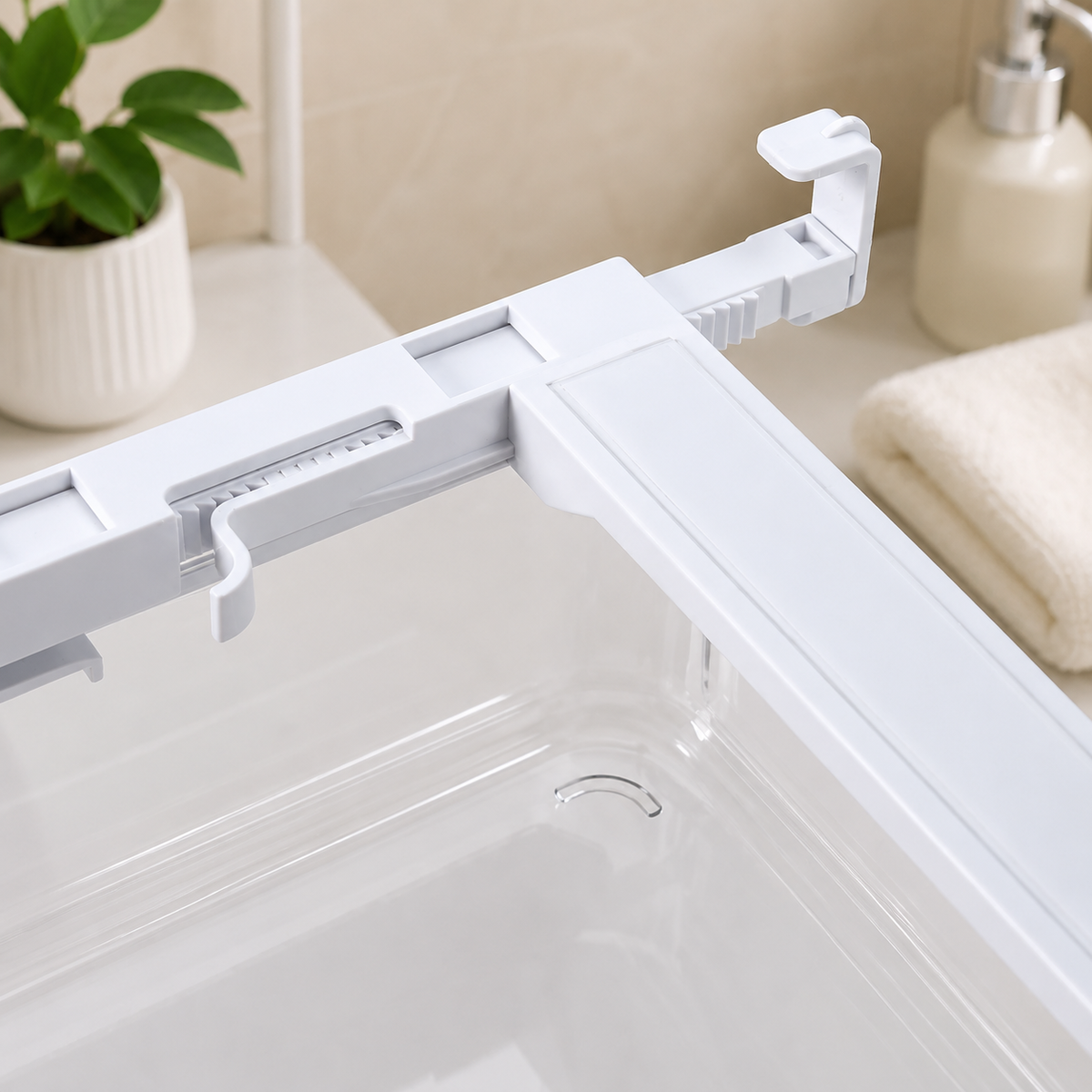Clear Under-Shelf Drawer Organizer