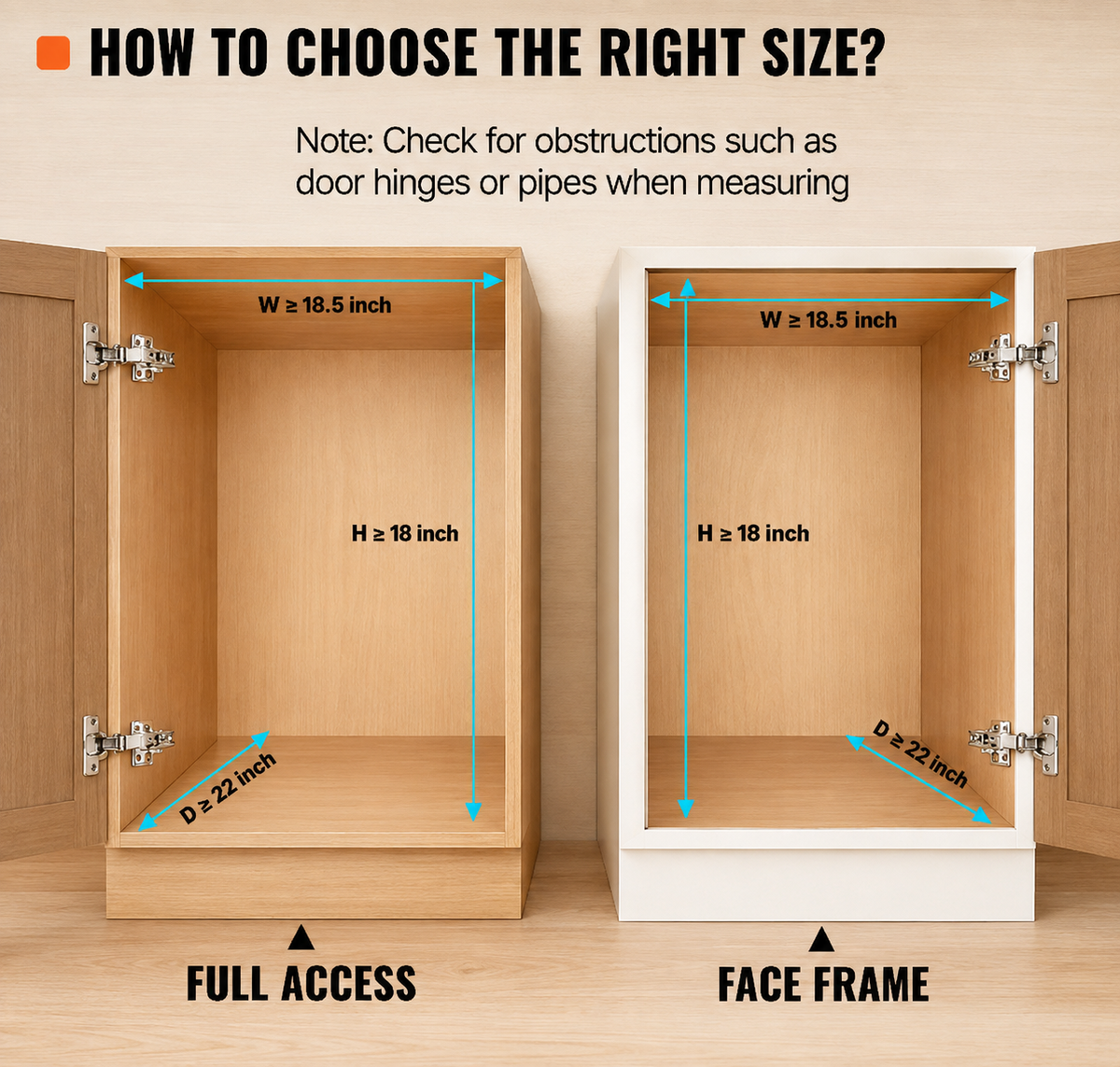 2-Tier Sliding Cabinet Storage Organizer