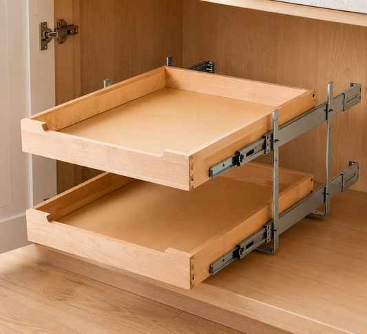 2-Tier Soft-Close Cabinet Organizer